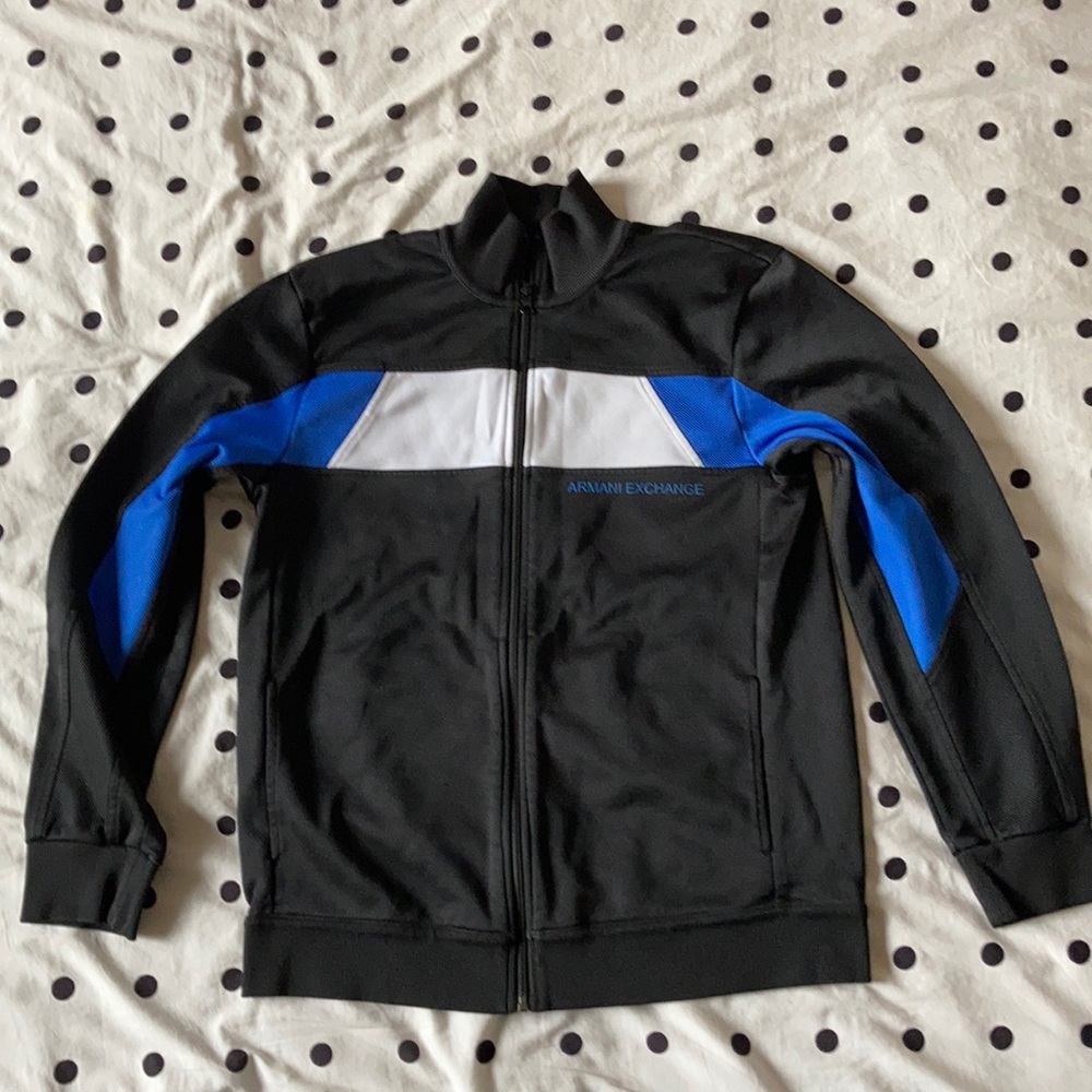 Armani exchange black track jacket